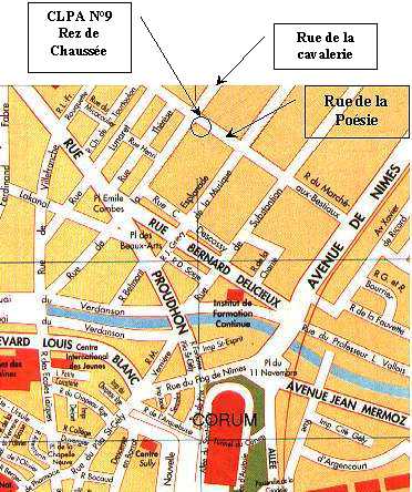 Plan d'accs au CLPA.